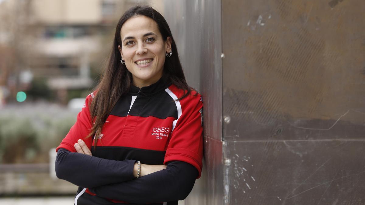 La jugadora del GEiEG Rugbi, Judit Vélez.