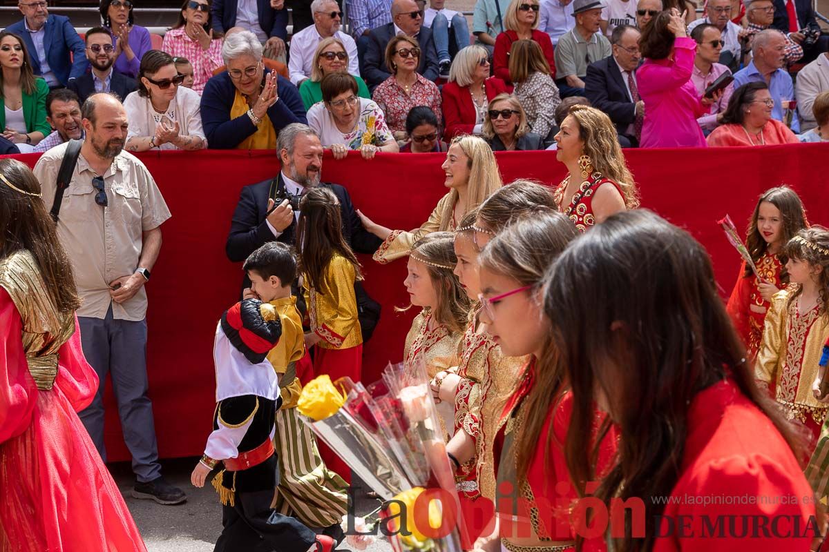 Desfile infantil del Bando Moro en las Fiestas de Caravaca