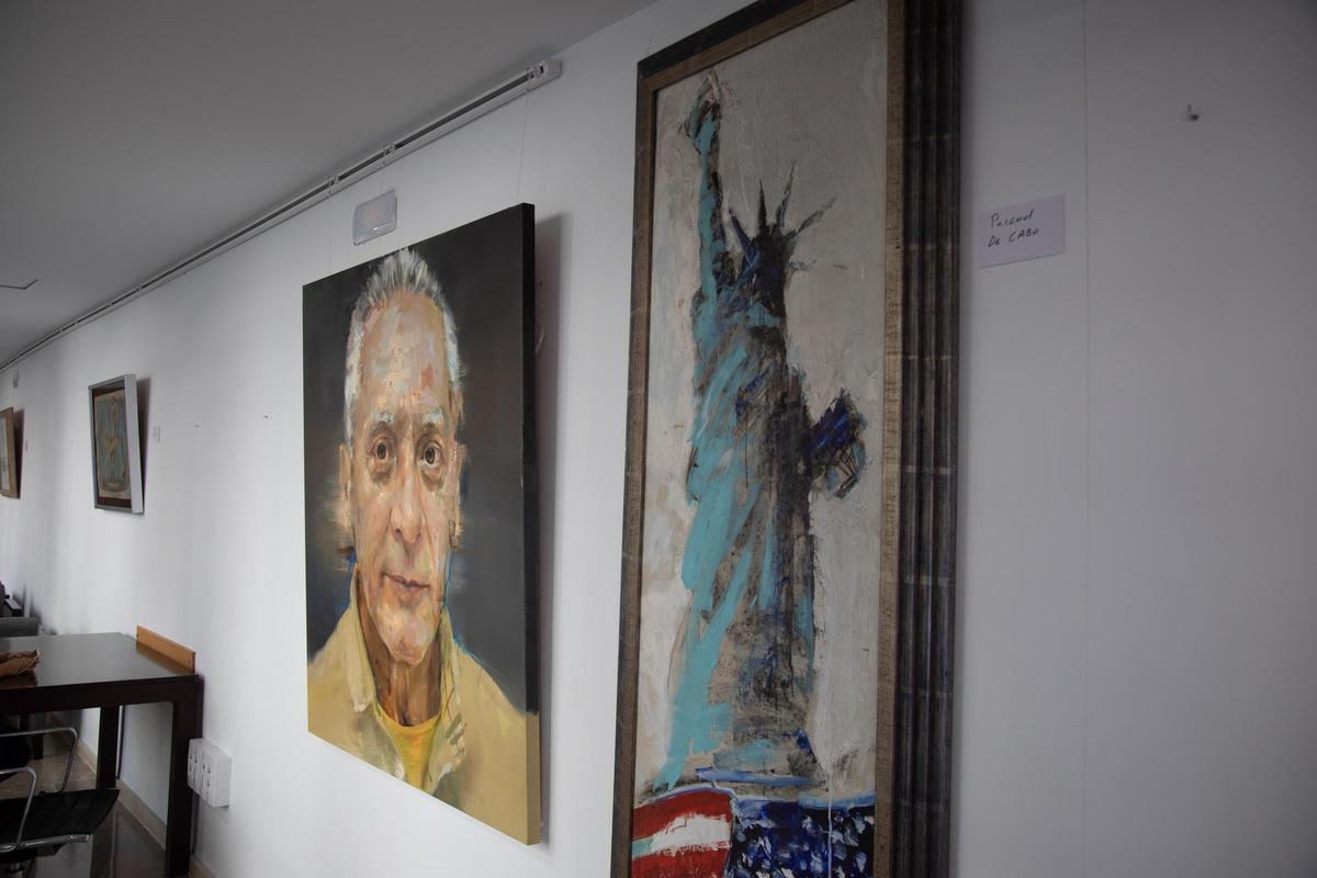 La galería de arte del hotel Artmadams se inaugura con pintura efímera La galería de arte del hotel Artmadams se inaugura con pintura efímera