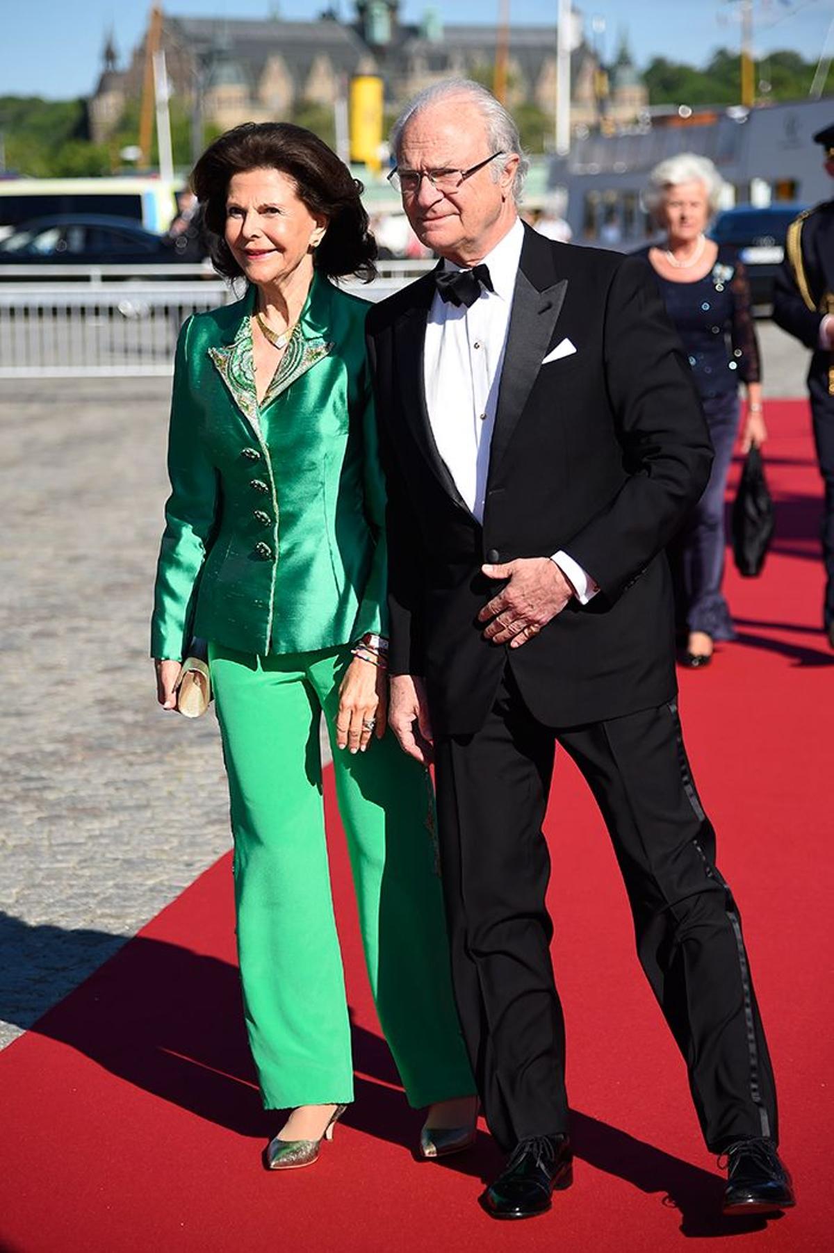 El rey Carlos Gustavo y la reina Silvia de Suecia