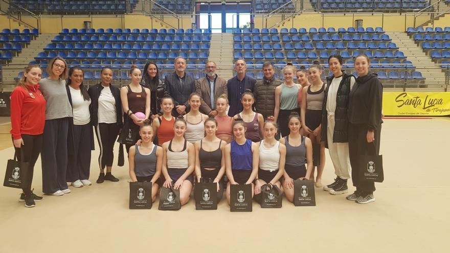 La selección española de gimnasia rítmica elige Gran Canaria como centro de entrenamiento provisional