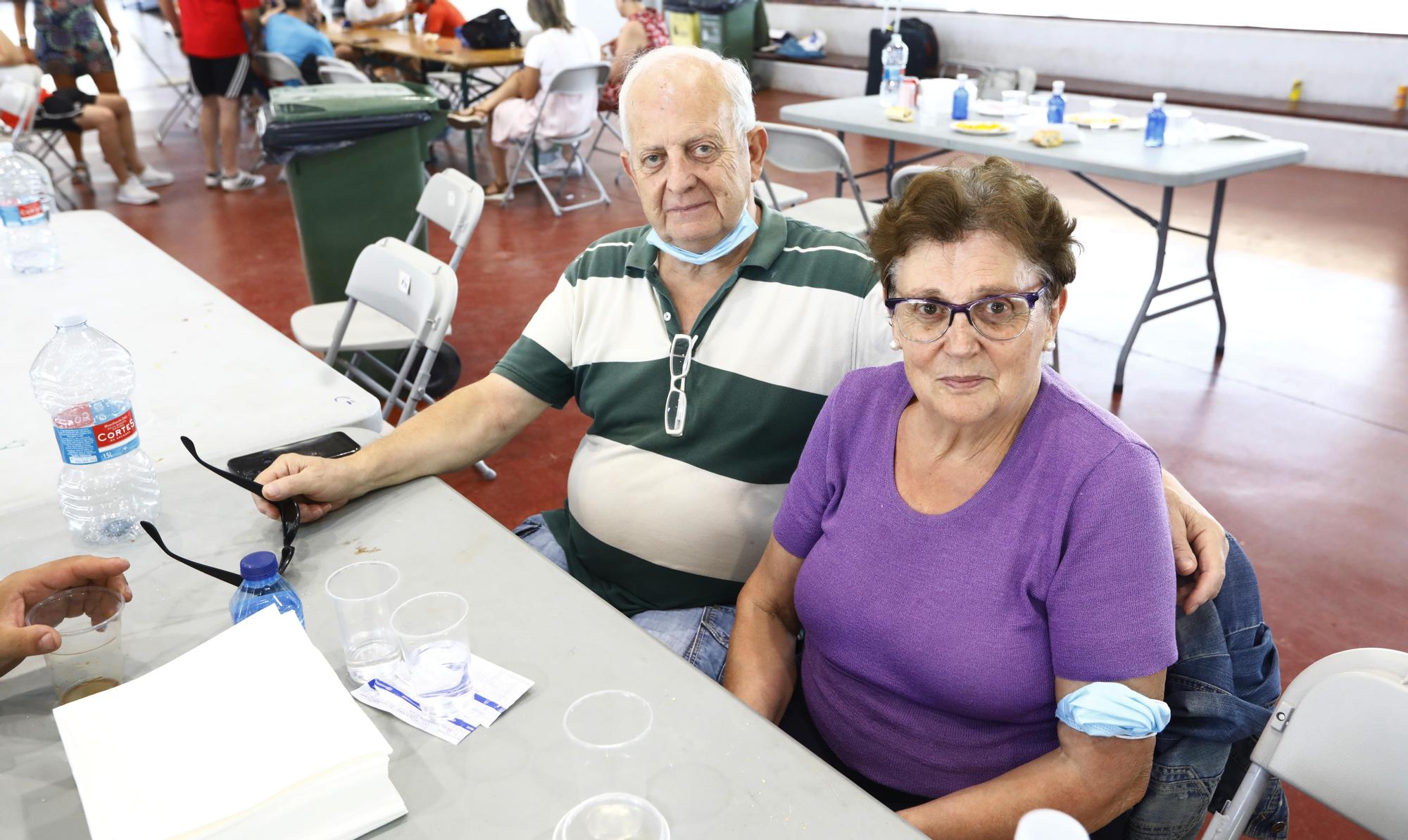 Vecinos y turistas, alojados en el recinto ferial de Calatayud