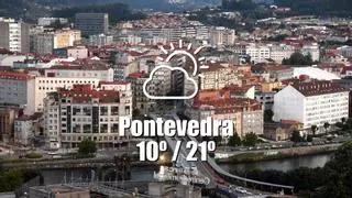 El tiempo en Pontevedra: previsión meteorológica para hoy, lunes 27 de mayo
