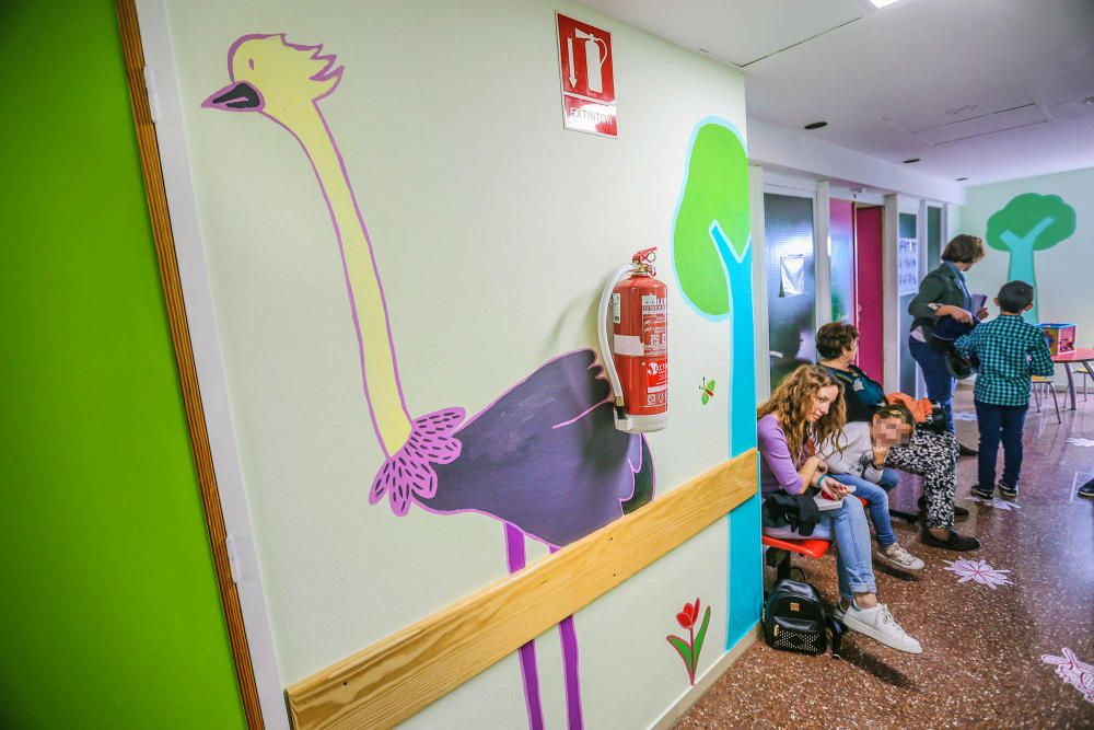 Inauguración del proyecto artístico en Pediatría