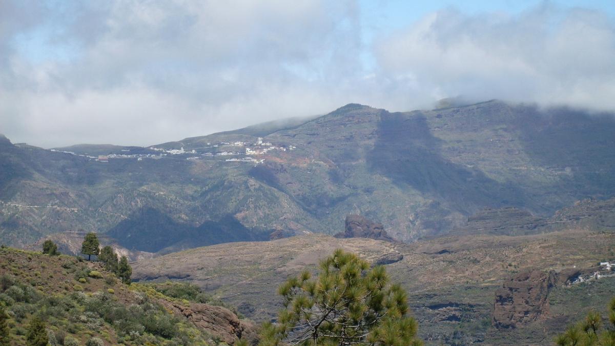 Vistas de Artenara, en Gran Canaria.