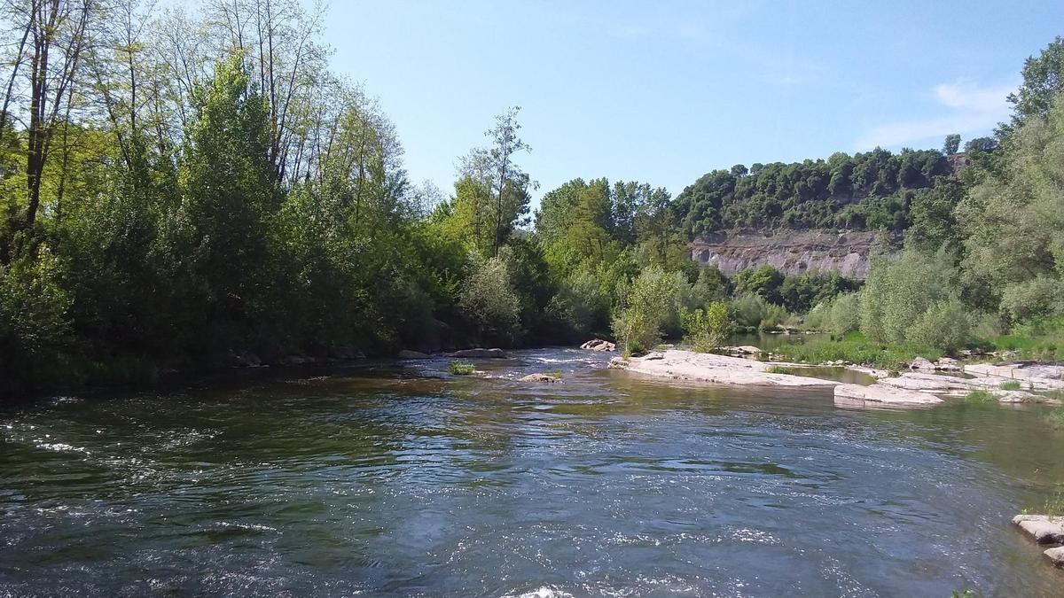 Una imatge d'arxiu del riu Ter