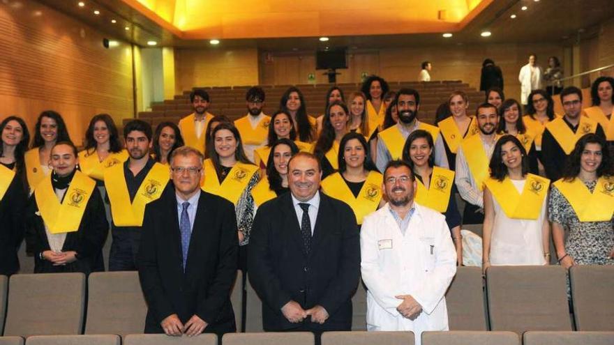 Despedida de alumnos en el Hospital de A Coruña