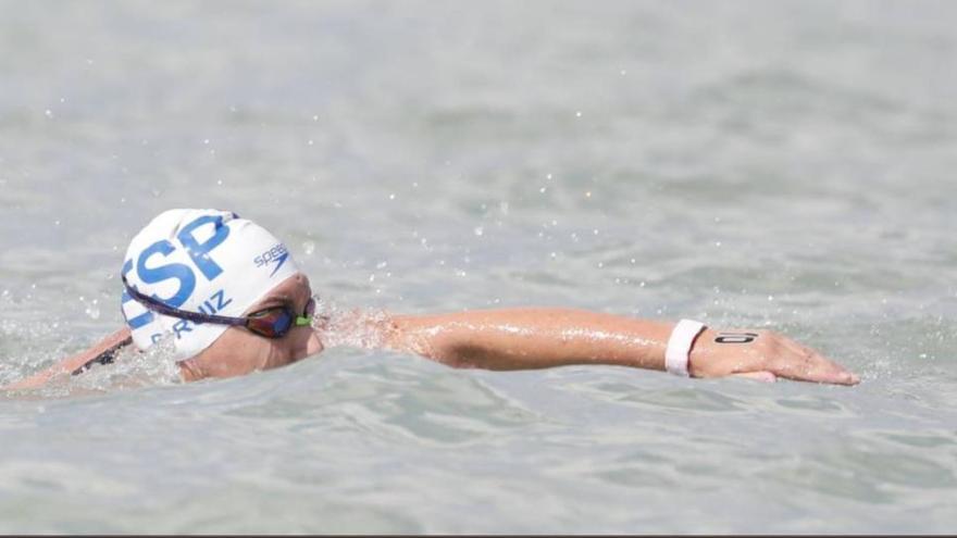 Paula Ruiz en su primera participación en un Mundial Absoluto