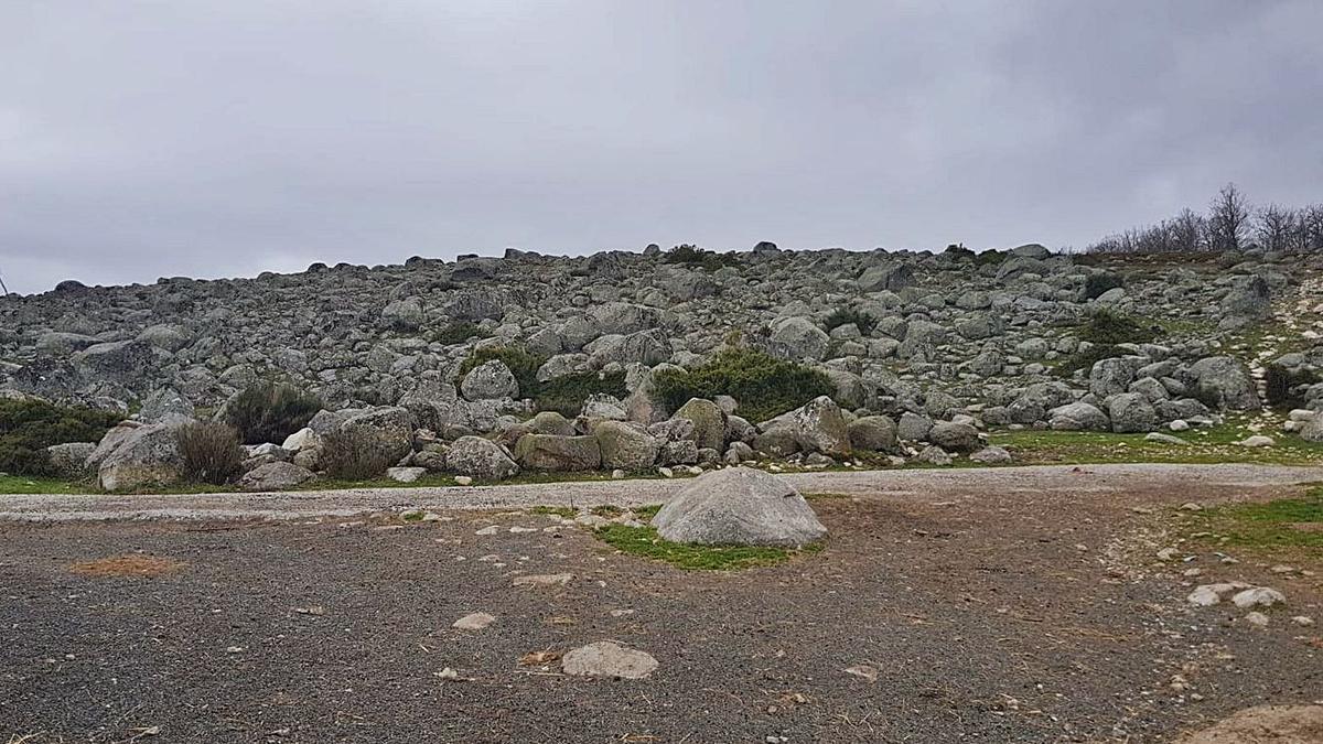 El paisaje glaciar de las morenas.