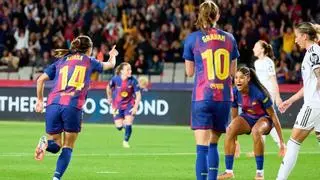 Aitana cerró la goleada ante el Real Madrid
