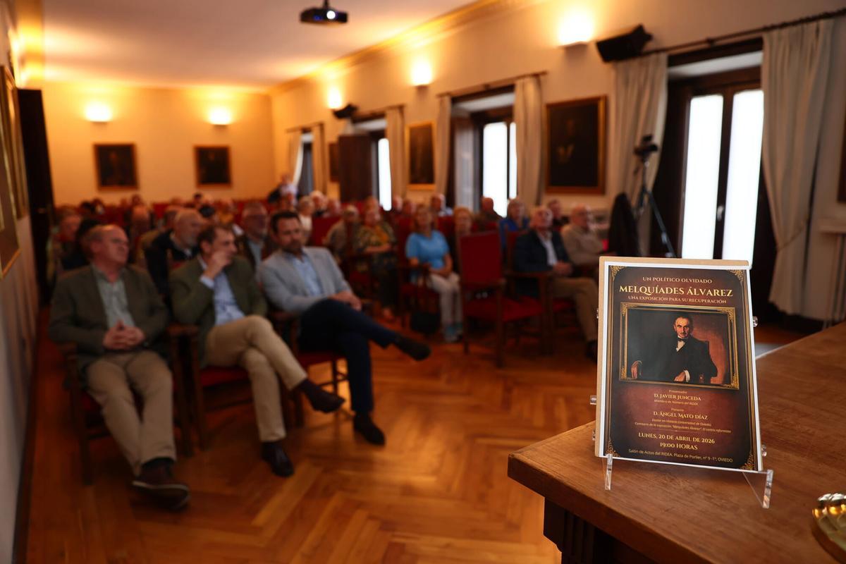 El historiador Ángel Mato reivindica en el RIDEA a Melquiades Álvarez, "una personalidad clave de la política española del siglo XX"