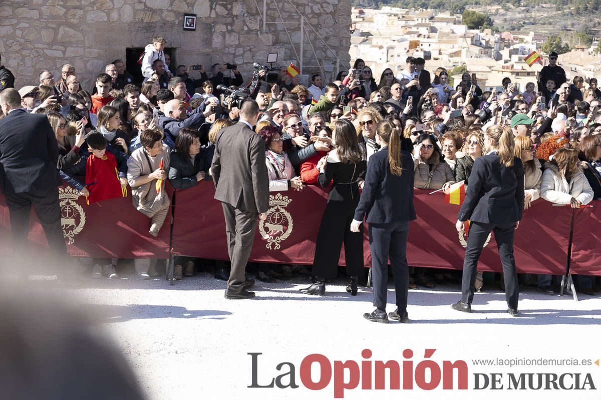 Visita de los reyes de España a Caravaca (explanada de la Basílica)