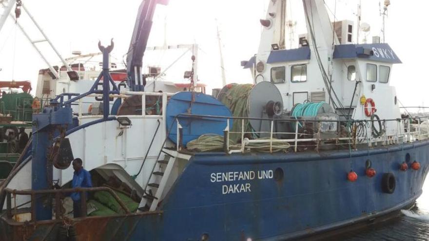 El &quot;Senefand Uno&quot;, hundido en Senegal