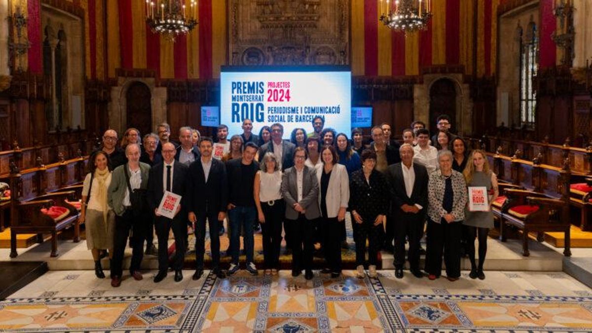 Guardonats amb el Premi Montserrat Roig.