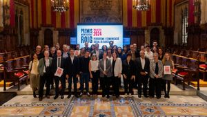 Guardonats amb el Premi Montserrat Roig.