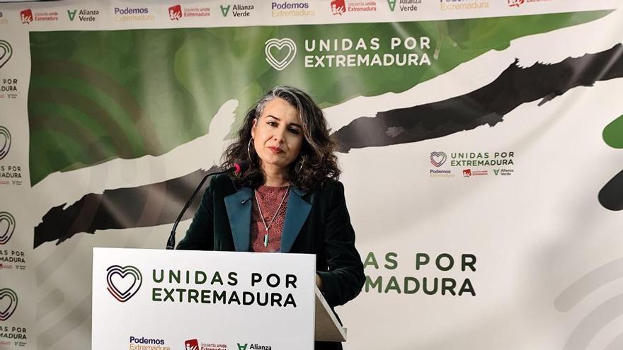 Irene de Miguel pide la dimisión de María Guardiola si hay nuevas elecciones en Extremadura