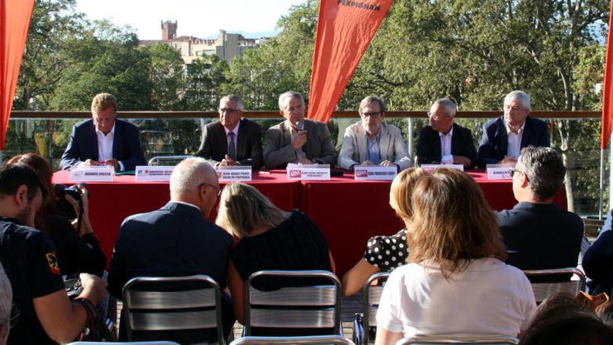 Presentació del festival al Palau de Congressos de Perpinyà.