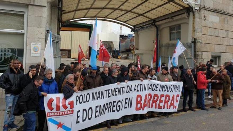 Nueva protesta de los trabajadores de Barreras