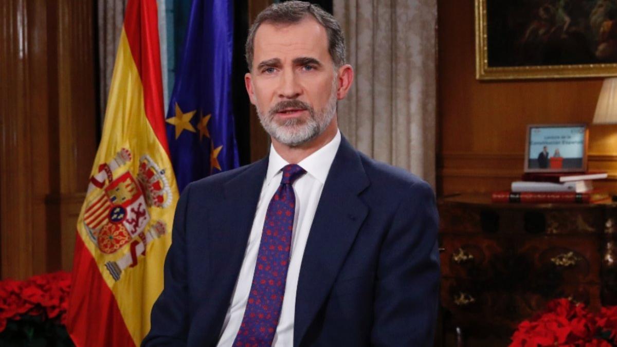 S.M. el Rey Felipe VI en su mensaje de Navidad del año 2018