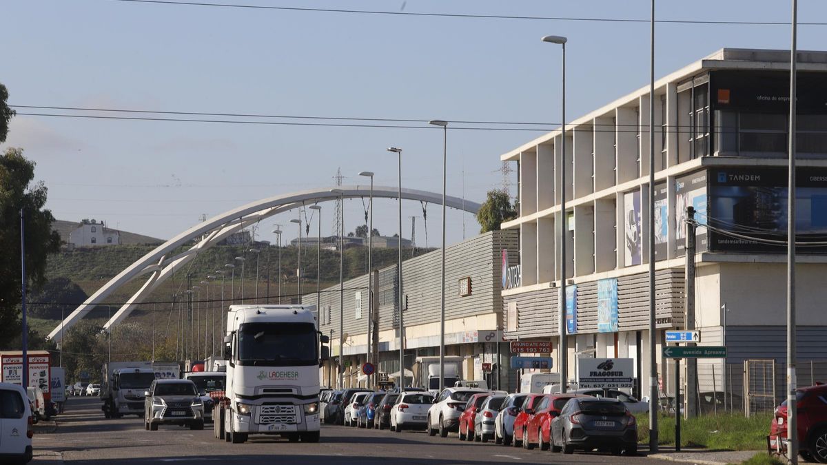 Tramo de la avenida de la Torrecilla, donde se ha producido el accidente mortal.