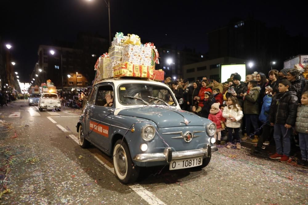 Cabalgata de Reyes 2020 en Gijón