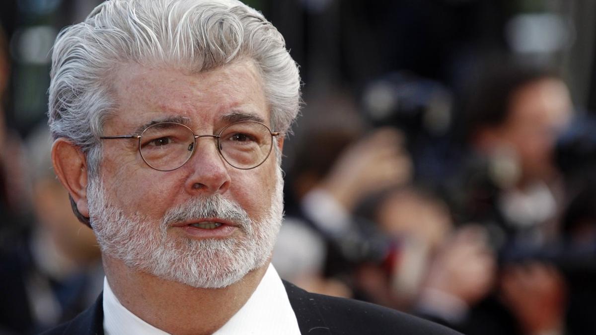 Imagen de George Lucas en una ceremonia en Cannes.