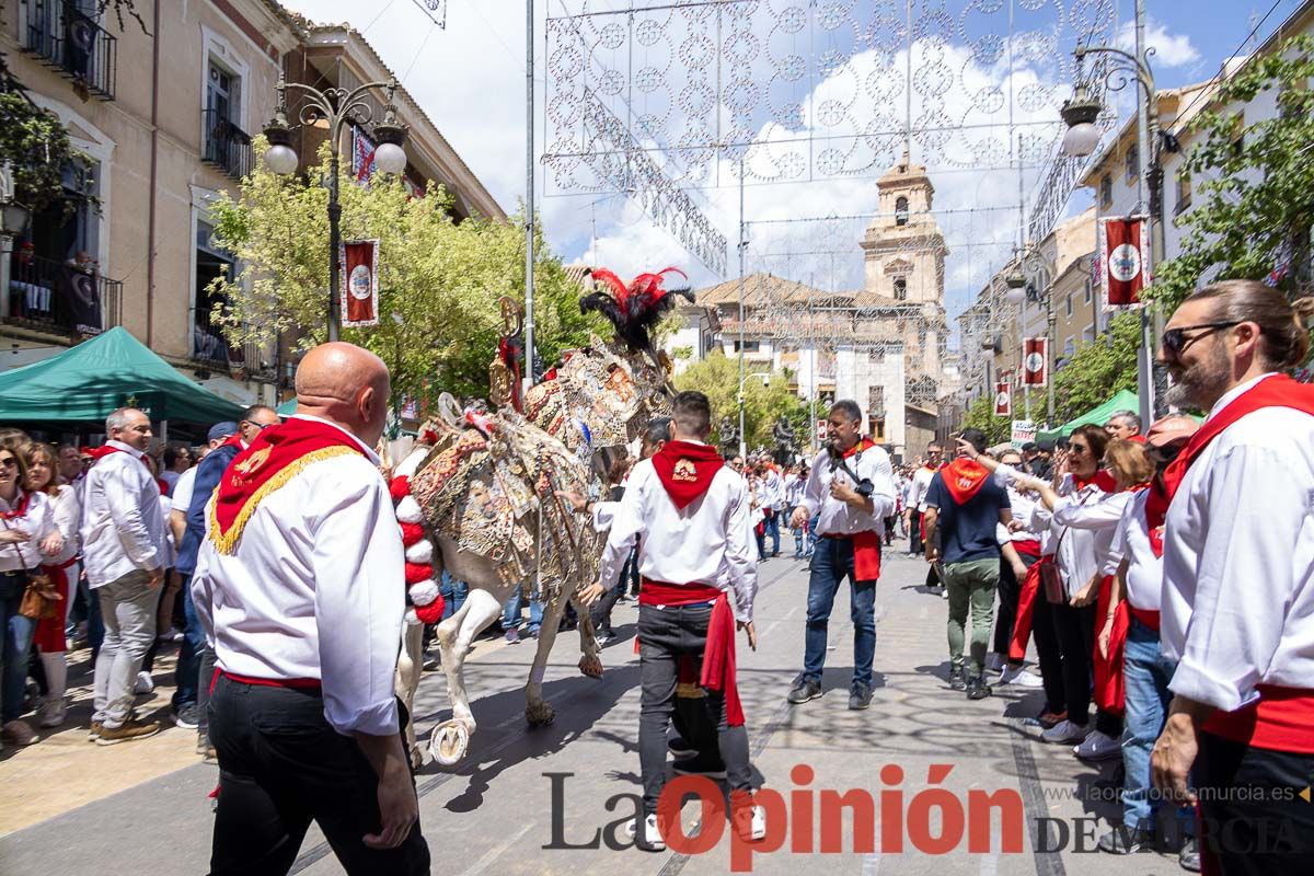 Recorrido Caballos del Vino día dos de mayo en Caravaca