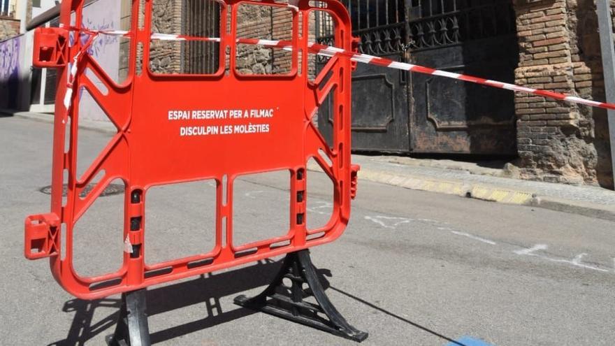 Carrer tallat per la gravació de &#039;Tú también lo harías&#039;