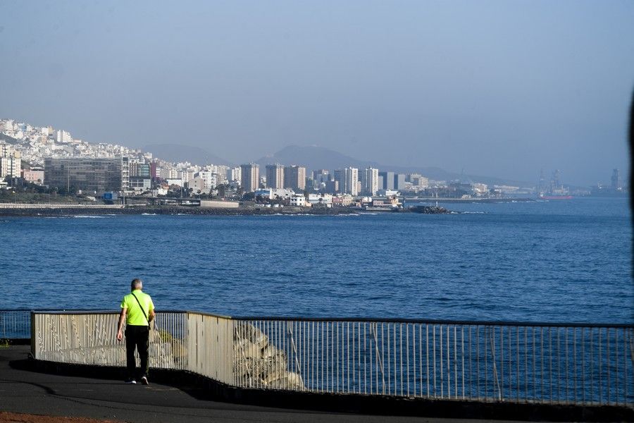 Calima en Gran Canaria (15/02/2021)