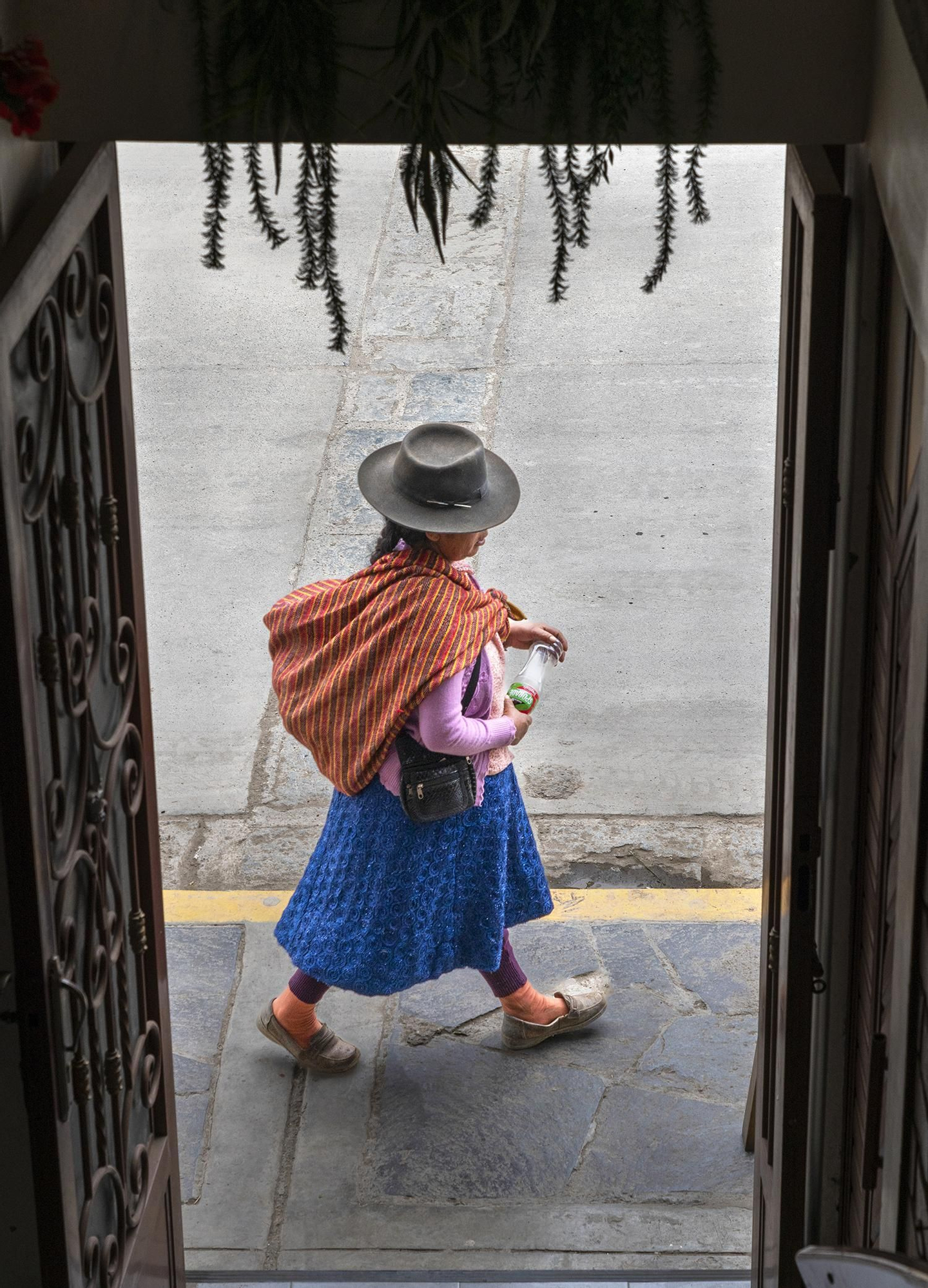 Imagen de una mujer en Chavín.