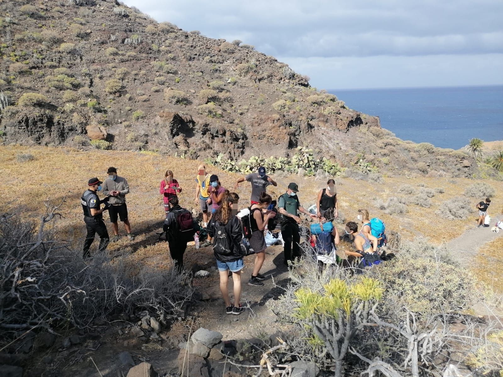 Fiesta ilegal en Güigüi (Gran Canaria)