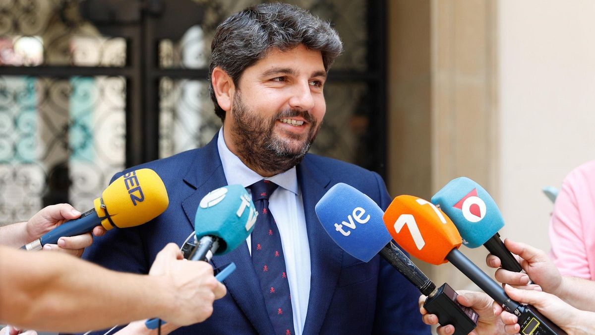 El presidente del Gobierno regional, Fernando López Miras
