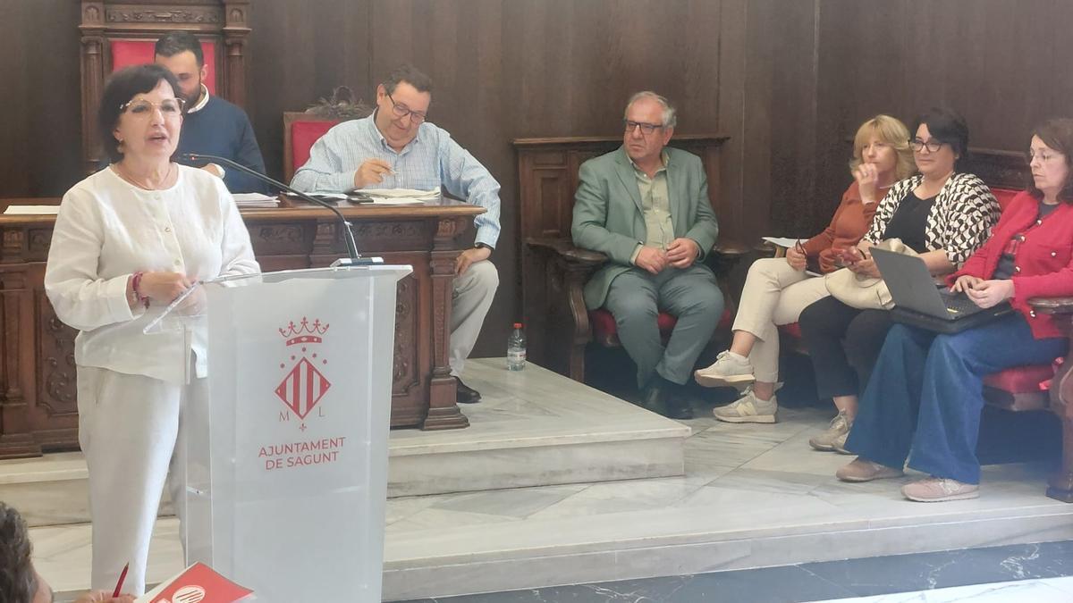 María José Vargas durante su toma de posesión.