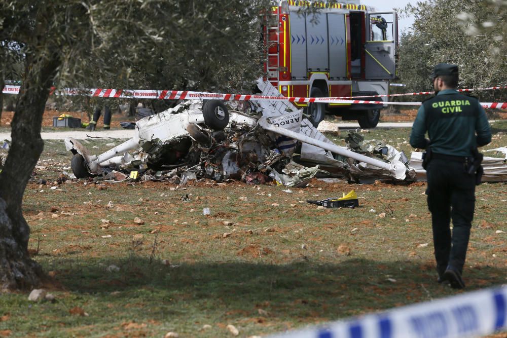 Accident d''avioneta mortal a Madrid