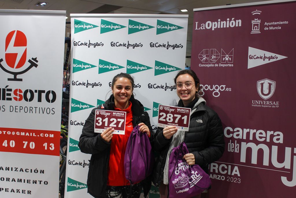 Entrega de dorsales de la Carrera de la Mujer 2023 (viernes por la mañana)