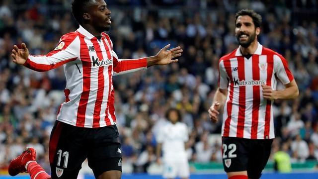 Iñaki Williams celebrando uno de los diez tantos que lleva esta temporada