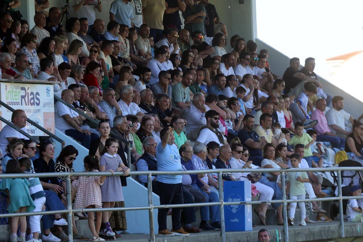 La afición celeste también tuvo mucho que ver en el éxito conseguido.