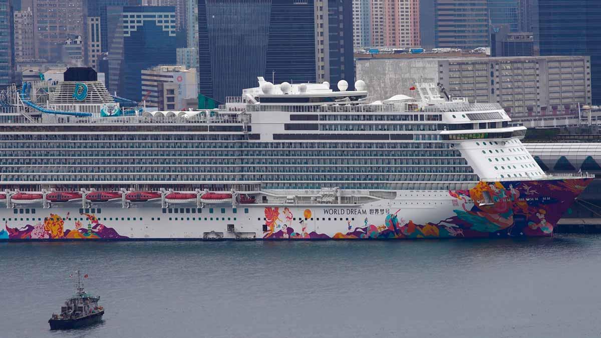 Hong Kong pone en cuarentena a 3.600 pasajeros y tripulantes de un crucero