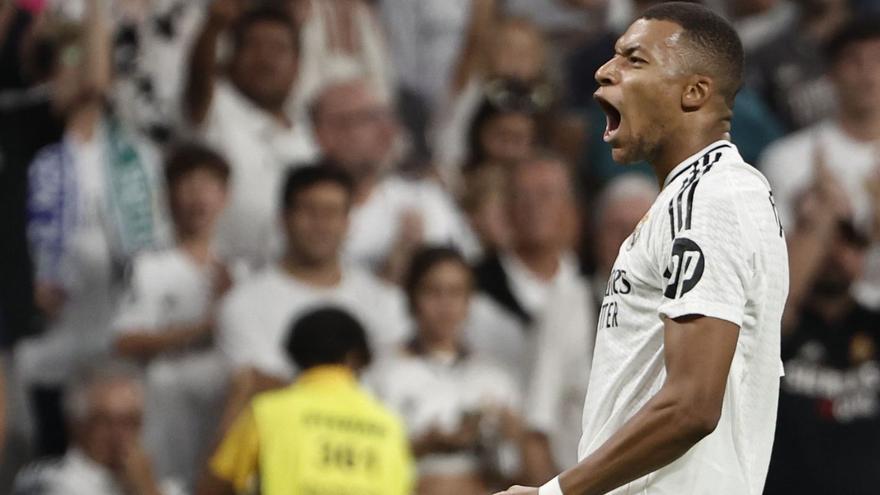 Mbappé se alivia y rescata al Madrid