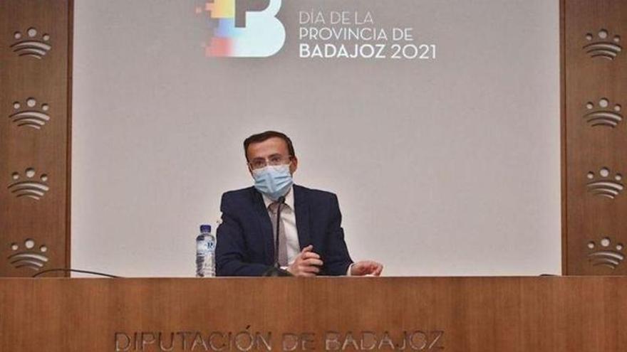 Miguel Ángel Gallardo, presidente del organismo provincial, en la presentación del Día de la Provincia de 2021.