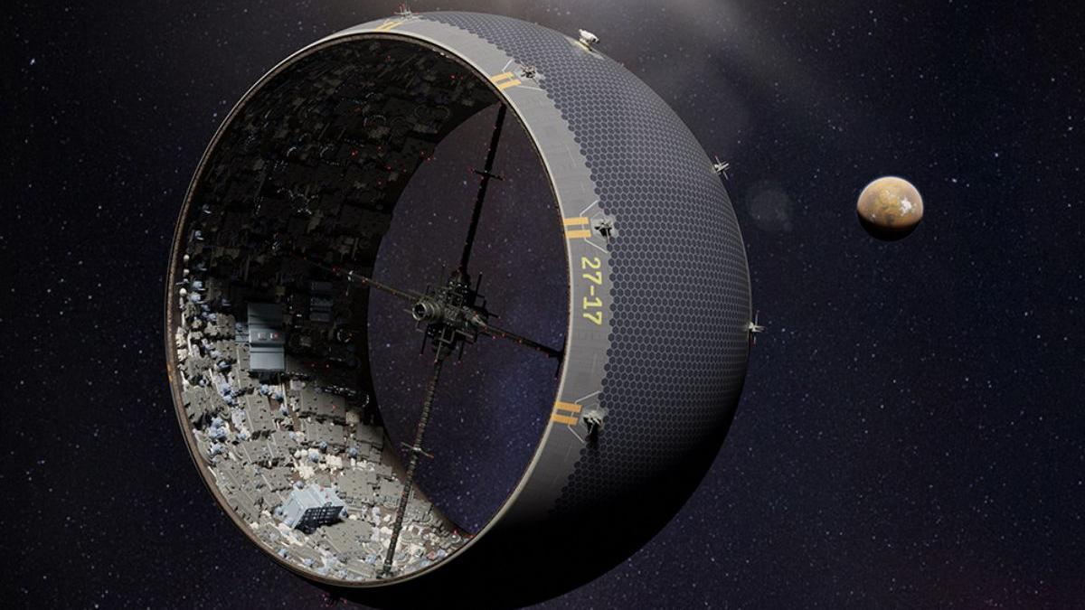 Los científicos imaginan cubrir un asteroide en una bolsa especialmente diseñada para crear ciudades humanas en el espacio.