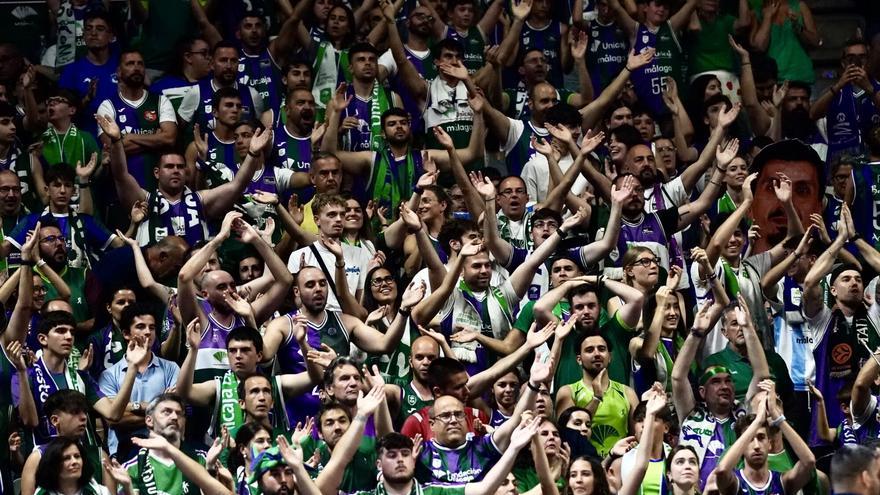 Lleno total para el Unicaja-Barça, tercer partido del play off de cuartos de final