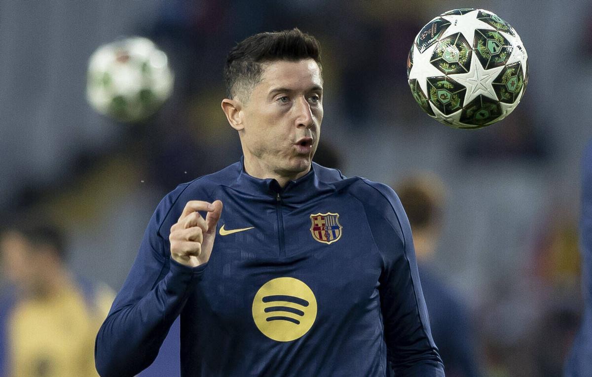 Lewandowski, antes de enfrentarse a su exequipo, el Borussia Dortumund