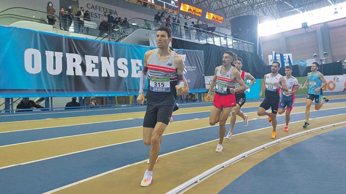 Adel Mechaal, en acción en los recientes campeonatos de España