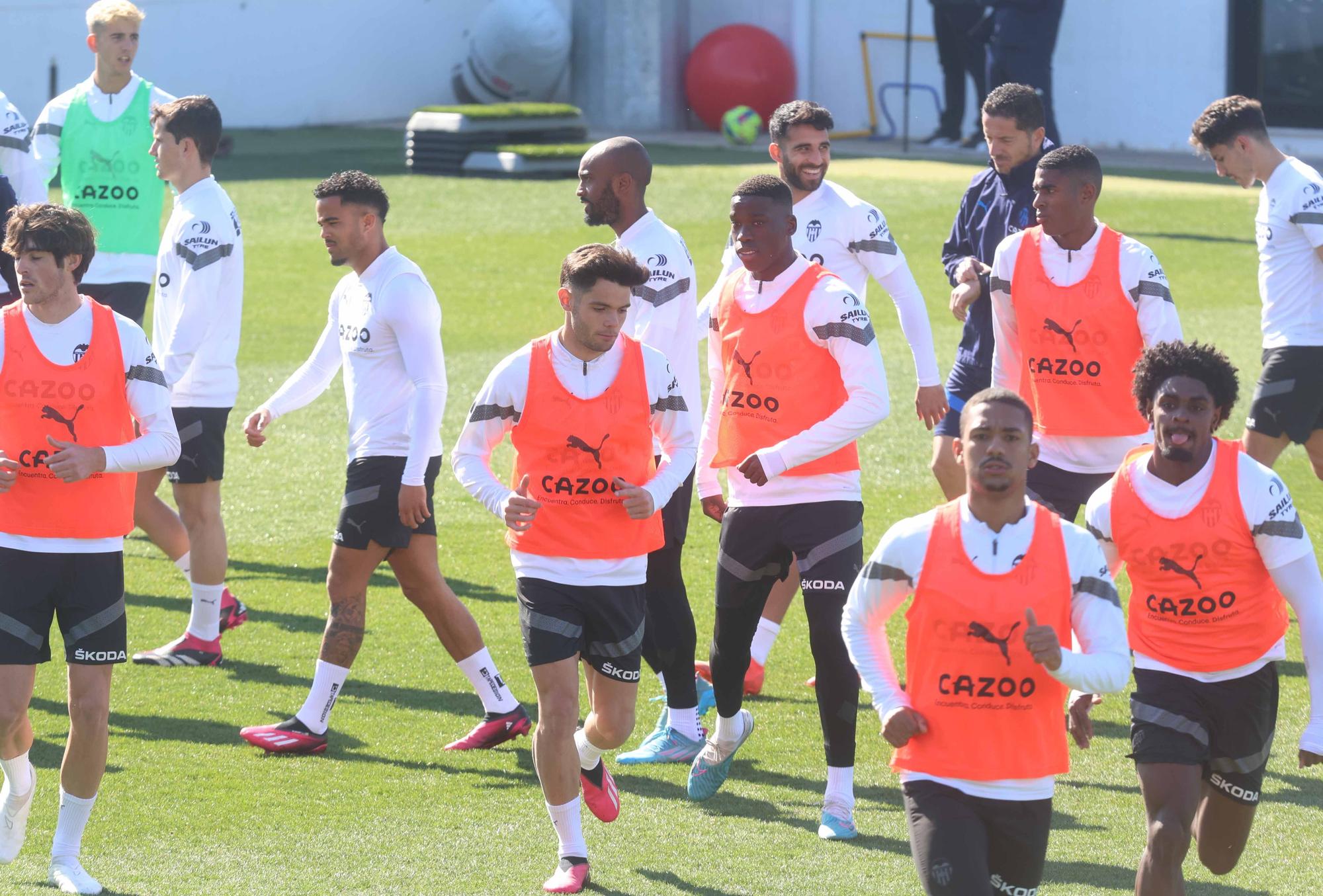 Así ha sido el entrenamiento del Valencia CF de este miércoles