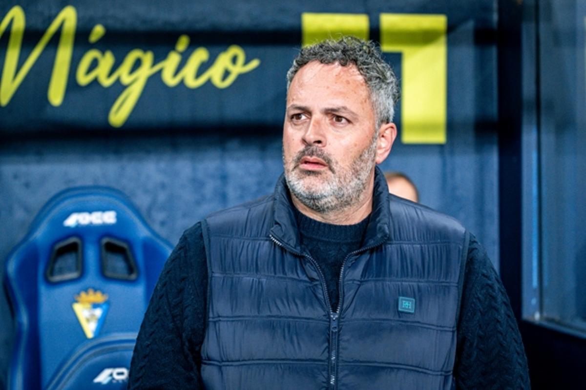 David Navarro, entrenador del Real Zaragoza.