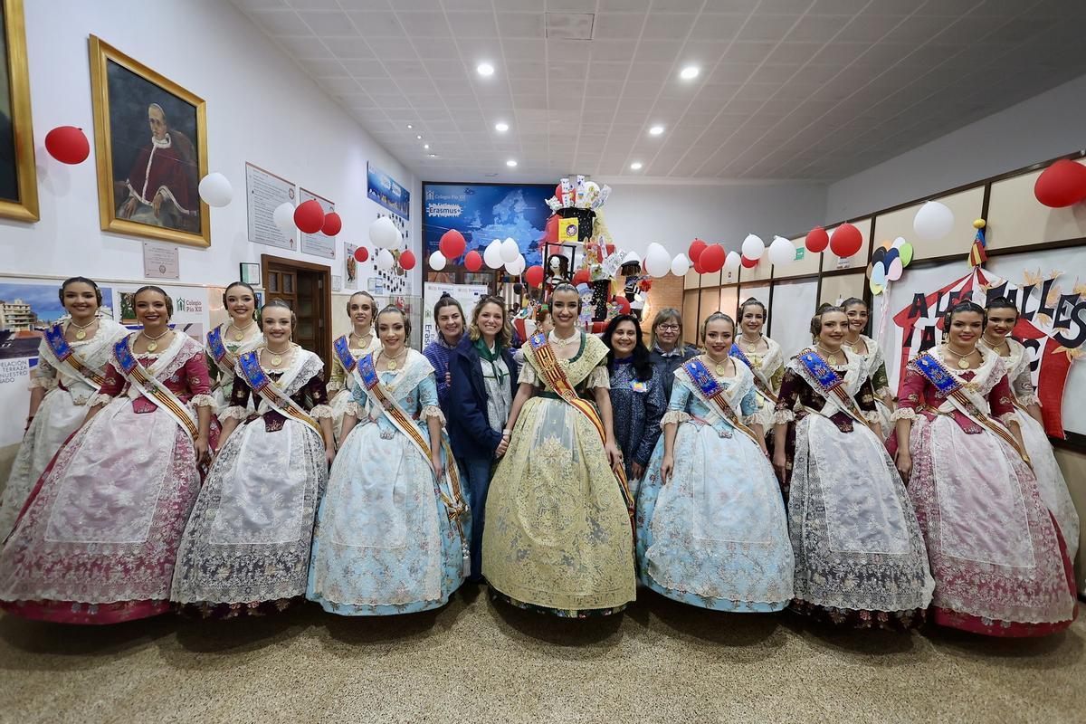 Carmen Prades vuelve a su colegio, el Pío XII