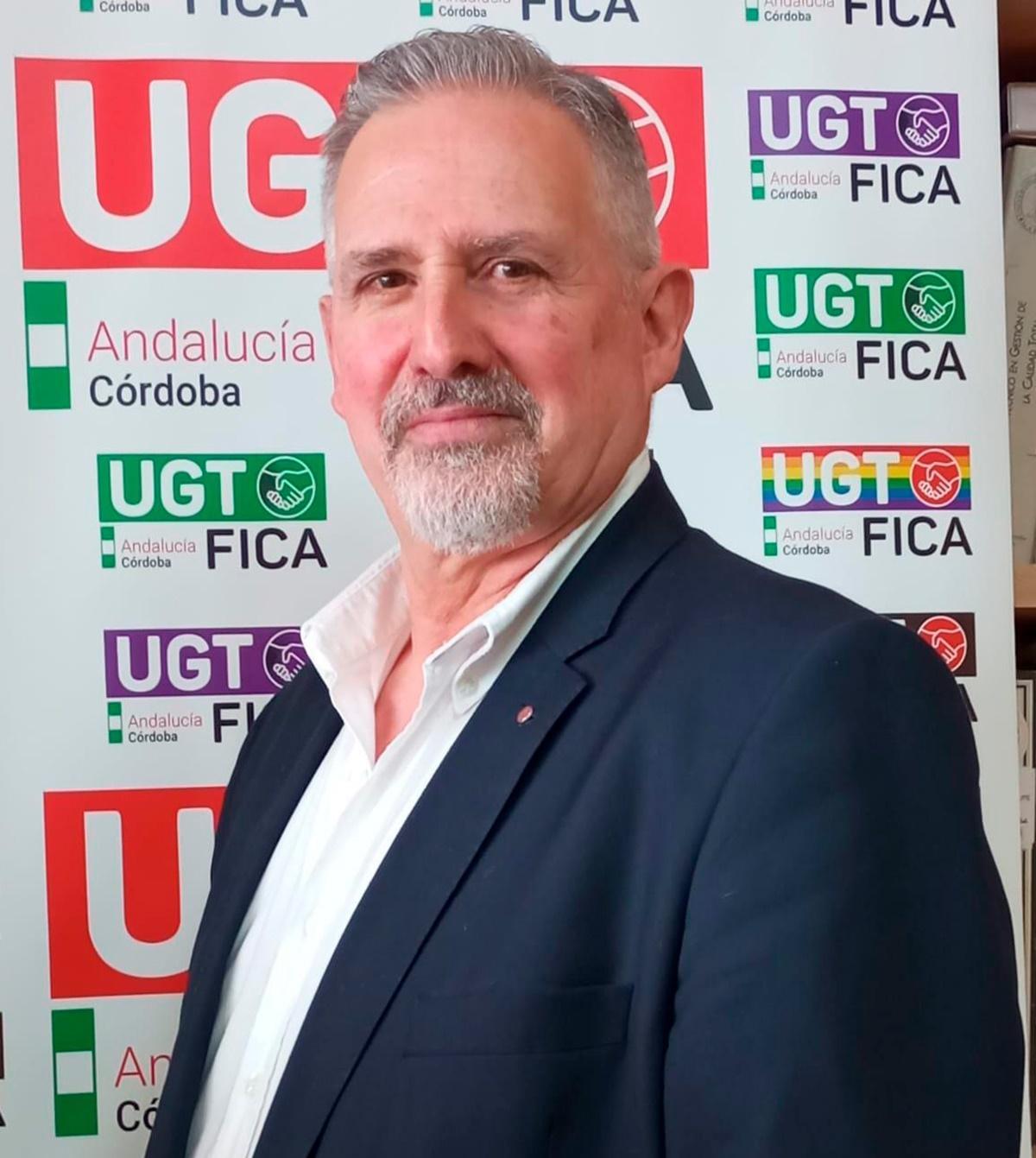 Pedro Téllez, secretario general de UGT FICA en Córdoba.