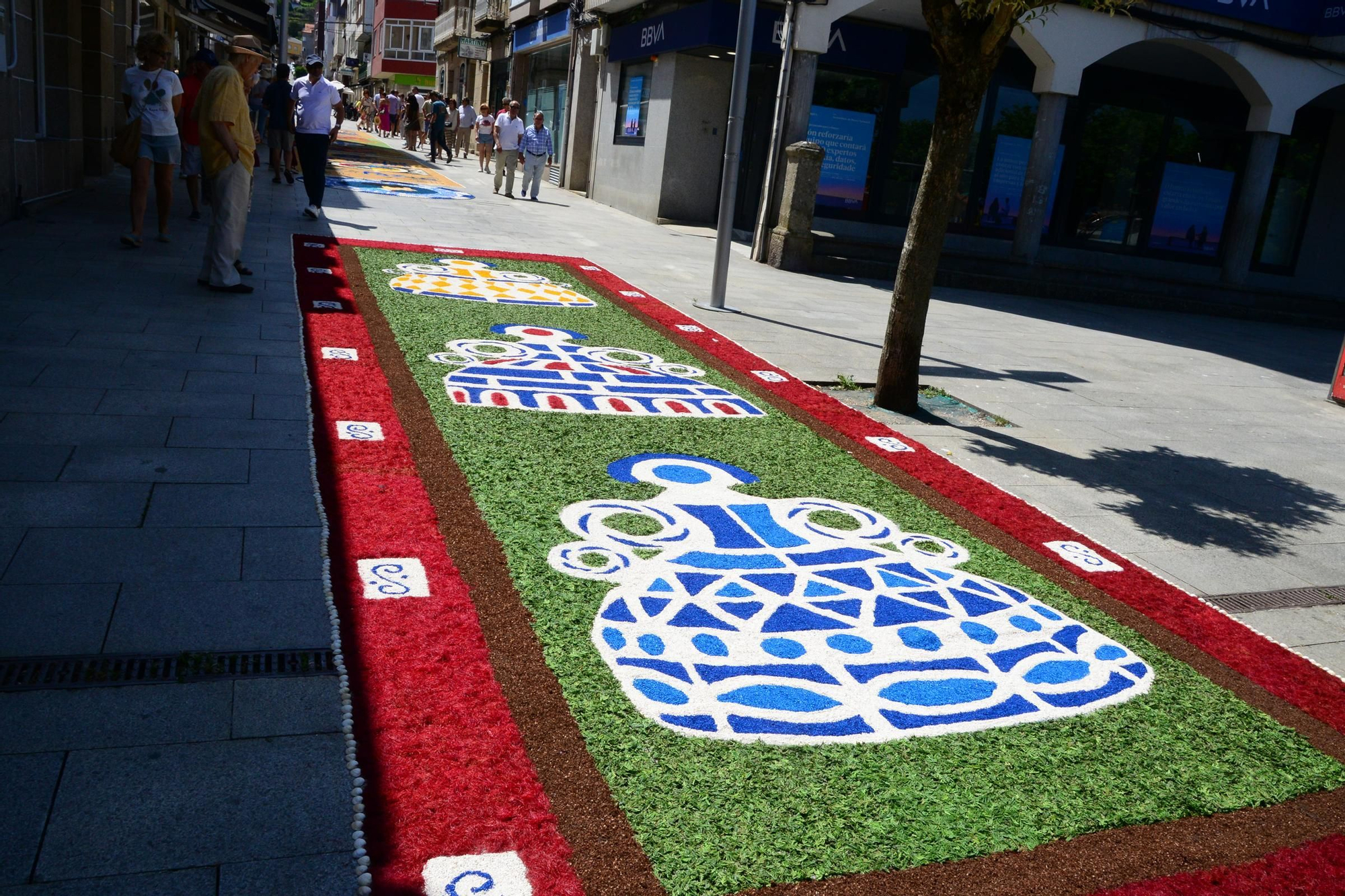 La fiesta de las alfombras florales del Corpus en Bueu (III)