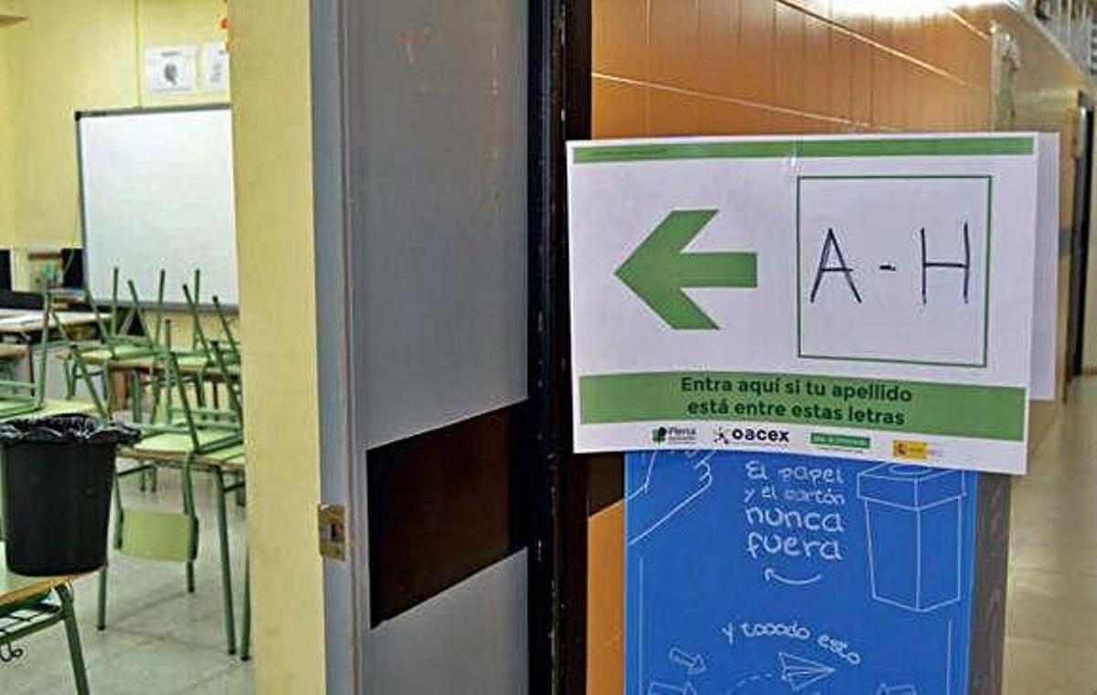 Tres colegios adaptados facilitarán el voto a personas con discapacidad